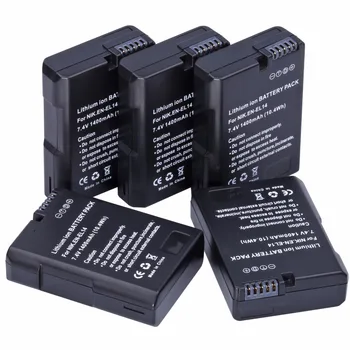 5vnt Probty EN-EL14 LT-EL14a EL14 Baterija NIKON DSLR D5300 D5200 D5100 D3300 D3200 D3100 P7800 P7100 P7700 P7000 Df Fotoaparatas