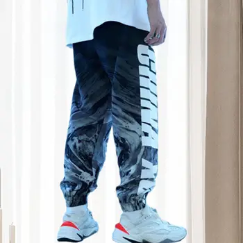5XL Vasaros Mens ins Harajuku Negabaritinių Kelnes Streetwear Hip-Hop Krovinių Kelnės Atsitiktinis Vyras Japonija Plonas Kelnes Prarasti Punk Kelnės