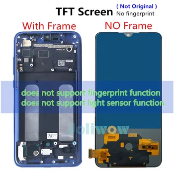 6.39 colių TFT LCD Xiaomi Mi CC9 LCD Ekranas Jutiklinis Ekranas Asamblėjos Pakaitinės Dalys Xiaomi Mi 9 lite LCD M1904F3BG
