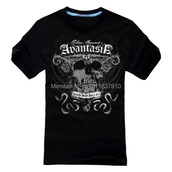 6 dizaino Avantasia camiseta Roko Prekės Kaukolė marškinėliai 3D riedlentė mma sporto Hardrock sunkiųjų Metalų streetwear Ropa Mujer