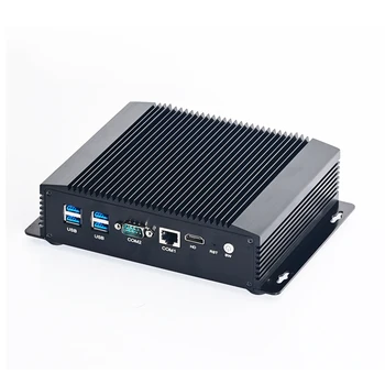 6*LAN 1*KOM Mini PC 4G Maršrutizatorių paramos Core i5 8265U i5 4200U 4300U i3 6157U Celeron 2955U HD AES-Į DDR4 Pramonės Kompiuteris