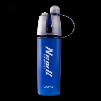 600Ml Plastikinis Vandens Butelis Purškimo Sporto Treniruoklių Hidratacijos Buteliai BPA Free Vandens Butelis Kelionės Alpinizmo Dviračiu