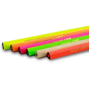 6pcs/set premium trikampis žymėjimo įrankis spalvų pieštukų drožtukas su aukštos kokybės ekologiškos medienos spalvų piešimo pieštuku M&G AWP398