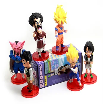 6vnt/aikštelė, 8-10cm veiksmų skaičius, anime Kolekcija Caartoon figūrėlės Q versija Modelį, Žaislai, Lėlės, Vaikams, Dovanų Brinquedos