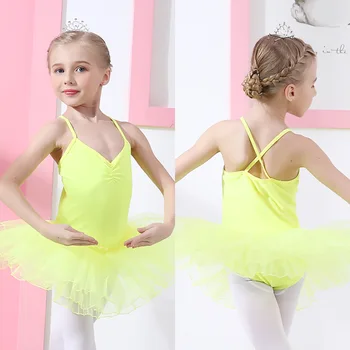 7 Spalvų Mielas Mergaičių Baleto Suknelė Vaikams Mergina Šokių Drabužiai Vaikams Baleto Kostiumai Mergaitėms Šokių Leotard Mergina Dancewear