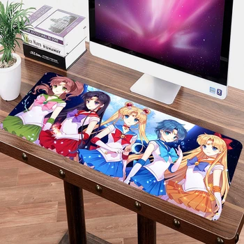 70x30cm didelis XL Sailor Moon anime kilimėlis seksuali mergina fiksavimo krašto anti-slip žaidimų pelės mygtukai žaidėjus otaku Klaviatūra Kompiuteris Kilimėlis