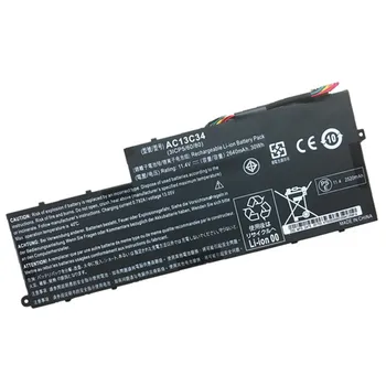 7XINbox 11.4 V 30Wh AC13C34 Nešiojamas Baterija Acer Aspire E3 E3-111 V5 V5-122 V5-122P V5-132 3UF426080-1-T1000 KT.00303.005