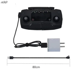 80cm Nailono Nuotolinio Valdymo pultas USB įkrovimo kabelis Duomenų linija DJI mavic mini pro 1 / oro / spark / mavic 2 pro zoom Drone