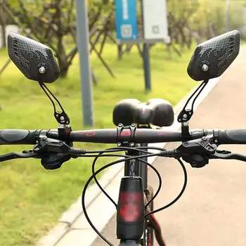 8mm Dviračio Galinio vaizdo MTB Dviratį Silikono Rankena, galinio vaizdo Veidrodėliai Pagrindinių Motociklo Universalus Elektrinis Dviratis galinio vaizdo Veidrodėlis