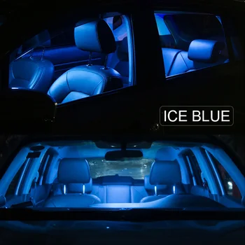 8Pcs Canbus Ne Klaida Automobilio LED Lemputės Interjero Paketą Rinkinys Už 2009 - 2013 m. Lincoln MKS Žemėlapis Dome Licenciją Plokštelės Šviesos