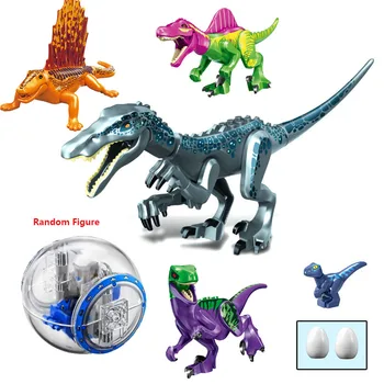 8Pcs Juros periodo Dinozaurų Parkas Gyvūnų Pasaulyje Baryonyx SS priedai Gyrosphere Pabėgti Blokai žaislai Vaikams Dovanos