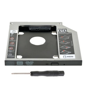 9.5 mm 2 Kietasis Diskas HDD SSD Atveju Caddy Adapteris, skirtas DELL Latitude E5440 E5540 E6440 E6540