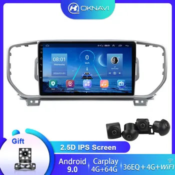 9 colių Kia Sportage 4 QL2016-2018 Carplay 360 Kamera 2din Stereo Radijo Multimedia Vaizdo Grotuvas GPS Navigacija, Bluetooth, WIFI