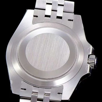 904L prabanga Juodosios Keramikos bezel GMT Mechaninis laikrodis 1:1 Vyrai safyro stiklas Laikrodžio NOOB ETA 3186 AAA+ aukščiausia kokybė