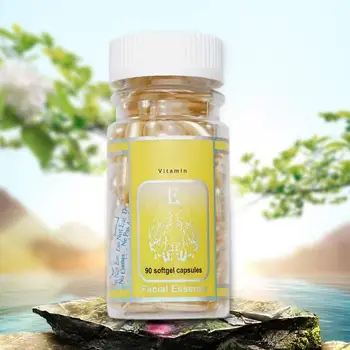 90pcs/butelis Vitamino E Kapsulės Serumas Vietoje Spuogų Pašalinti Balinimo Kremas VE Šlakelis Kapsulė