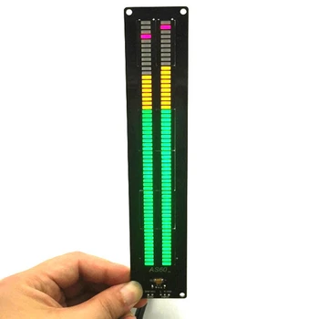 ABGN Karšta-AS60 Dual Channel LED Skaitmeninės Muzikos Spektrą Garso Garso Lygio indikacija 