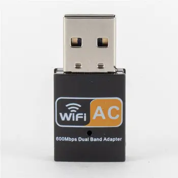 AC600M Dual-band USB Belaidžio Tinklo Kortelė 5G Mini 2.4 G Išorės 8811 Chip Praktinių WiFi Gauna Adapteris
