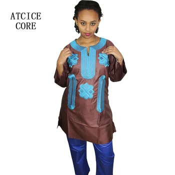 Afrikos lady drabužių viršaus ir kelnės du vnt. skirtingų spalvų dashiki dizainas, siuvinėjimo kostiumas DP191#