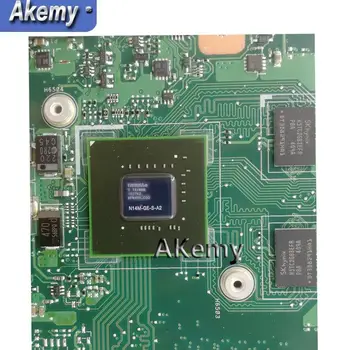 Akemy X75VB Nešiojamojo kompiuterio motininė plokštė, skirta ASUS X75VB X75VD X75VC X75V Bandymo originalus mainboard HM76 4G RAM GT610M Paramos i3 i5 i7 cpu