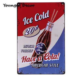 Amerikos Ledų Retro Apnašas Ledas Šaltas Cola 