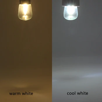 Ampolletas kaitrinės led lemputė E14 mini Ac Dc 12 v volt 1.5 W žvakių lemputė, prožektorius COB Krištolo Sietynas, Lemputės E14 namų lempa