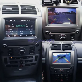 Android 10.0 4+64GB Automobilio DVD Grotuvas GPS Navigacija Peugeot 407 2004-2010 M Radijo Multimedijos Satnav Headunit Stereo Juosta Recorde