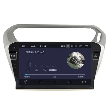 Android 10.0 4G+64GB Automobilio radijo Multimedijos grotuvo PEUGEOT 301 Citroen Elysee-2017 Multimedia Player Auto Stereo dsp