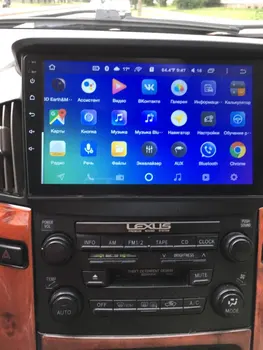Android 10.0 GPS Navigacija Radijo Grotuvas už Lexus RX300 1998-2003 Vaizdo Grotuvas Stereo Headuint nemokamą žemėlapį Pastatytas Carplay dsp
