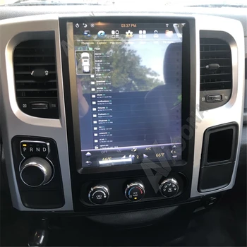 Android 9.0 PX6 Tesla ekrano Automobilio Radijo Dodge RAM 1500 2008 m. - 2019 Automobilio Stereo radijo multimedia player galvos vienetas