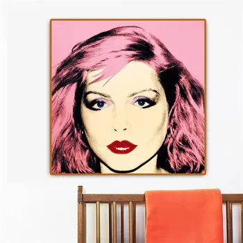 Andy Warholas Debbie Harry 1980 pop art Naftos Tapyba ant Drobės, Plakatų ir grafikos Cuadros Sienos Menas Nuotraukas Kambarį