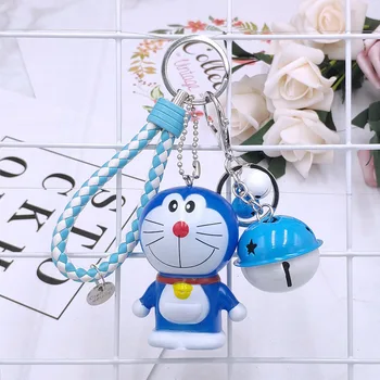 Animacinių Filmų Mielas Doraemon Keychains Vaikystės Anime Doraemon Key Chain Pakabukas Vaikams Maišelį Paketų Prižiūrėtojų Raktinę Dovanos Vaikams, Dovana Raktų Pakabukai