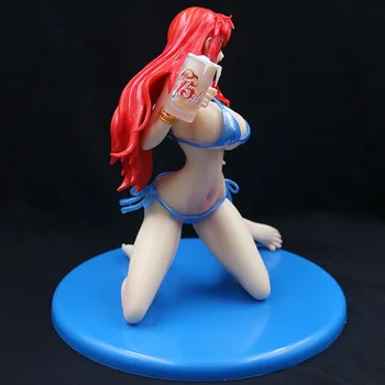 Anime One Piece Nami Alaus maudymosi kostiumėlį Ver PVC Veiksmų Skaičius, Kolekcionuojamos lėlės Modelio žaislas 15cm