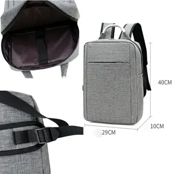 Anti-theft Vyrų/Moterų Laptop Notebook Backpack+USB Įkrovimo Verslo Mokyklos Maišą Lauko Kelionės Krepšys Oksfordo Vandeniui
