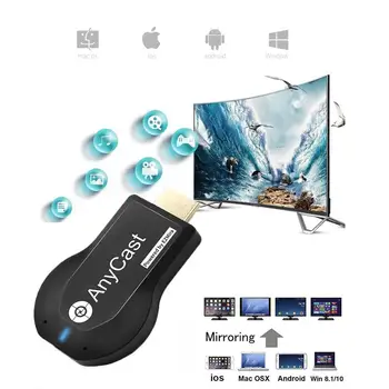 Anycast M2 Plius Dongle TV Imtuvas TV Stick 1080P HDMI Belaidžio Wifi Ekranas palaiko DLNA/Miracast/ 