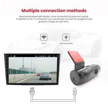 AOSHIKE Automobilių DVR Dashcam Full HD 1080P 170 Laipsnių Brūkšnys Cam Wireless APP Automobilių Sunkvežimio Vairavimo Diktofonas Auto Registratorius Naktinio Matymo