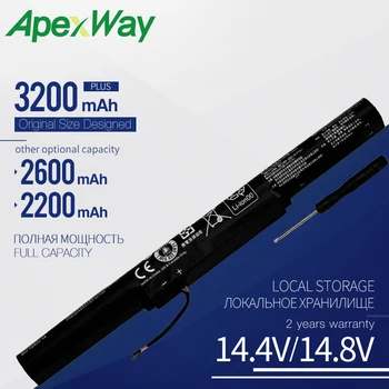 Apexway 4 Ląstelių L14L4A01 Nešiojamas Baterija LENOVO V4000 Y50C už IdeaPad Z41 Z51 Z41-70 Z51-70 L14L4E01 L14M4A01 L14M4E01