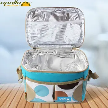 Apollo izoliuoti šilumos maišelį Aušintuvas Maišelį Nešiojamų Aušintuvas priešpiečių dėžutė pietūs maišą ledo paketas Bolsa Termica 600D Aliuminio Folija ledo maišelis