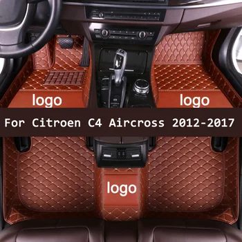 APPDEE odos Automobilio grindų kilimėliai Citroen C4 Aircross 2012 2013 2016 2017 Custom auto pėdų Pagalvėlės automobilių