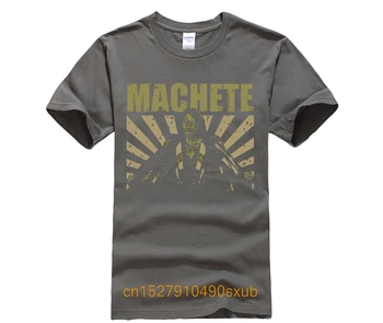 Apvalios Kaklo Short-Sleeve T-Shirt Viršų Mados T-Shirt Machete Danny Trejos Meksikos aktorius veiksmų marškinėliai
