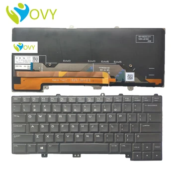 Apšvietimu MUMS nešiojamojo kompiuterio klaviatūra DELL Alienware 13 15 R1 R2 M13X M15X R2, R3, R4 04K8F6 0P30HM 054YTN 4K8F6 NSK-LB1BC PK1316C1A03