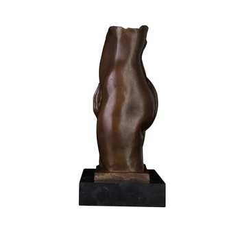 ArtsHom DS-736 Namų Dekoro Bronzos Abstrakčiai Nuogas, Nuogas Kūnas Kamieno Krūtinė Statula Statulėlės Vakarų Metalo Meno Vario Skulptūra