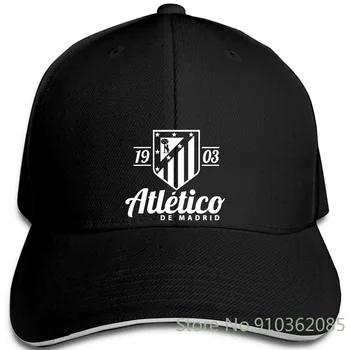 Atletico De Madrid Ispanija Soccerer Futbol Camiseta La Liga Spausdinami Grynas reguliuojamas kepurės Beisbolo kepuraitę Vyrai Moterys