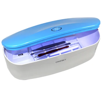 ATSTUMAS PARDUOTI! Sterilizer UV Dezinfekavimo Kabineto Nagų Dailės Makiažo Teptuku Manikiūro Valymo Ultravioletinių Sterilizavimo Dėžutė