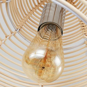 Attan lempos šviesos myli bambuko kabantys šviestuvai sieniniai šviestuvai frixture pakabos šviestuvas šiuolaikinių namų puošybai