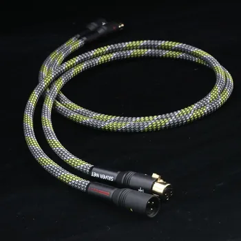 Audiocrast HIFI Subalansuota XLR Laidas Hi-end 3 Pin 2 XLR Male 2 XLR Female garso kabelis 1m 2m 3m 5m