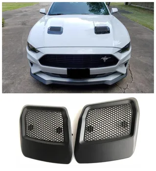 Aukštos kokybės 2VNT/1SET Anglies Pluošto/ABS Pertvarkyti Ventiliacijos MP Kapoto Išlieti Tinka Ford Mustang 2018 2019 2020 2021