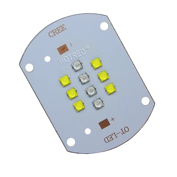Aukštos Kokybės 50W Cree XTE LED XT-E Balta(6pcs) + Mėlyna(4pcs) LED Šviesos lempa Koralų/bakas Bakas/Akvariumas