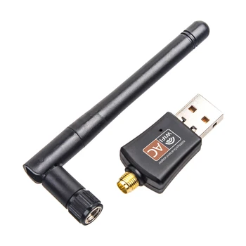 Aukštos kokybės 600Mbps Wifi Adapter Dual Band 2.4 G/5.8 G Belaidžio Tinklo Adapteris 802.11 ks USB Wifi Adapteris, skirtas Desktop/Laptop/VNT