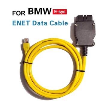 Aukštos kokybės E-NET V50.3 Duomenų Kabelis BMW F-Serie ENET ETHERNET OBD OBDII 2 Sąsaja Duomenis E-SYS ICOM Kodavimo