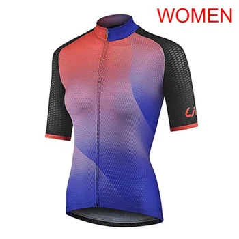 Aukštos Kokybės Moterų dviračių džersis 2019 Pro Komandos lenktynių drabužių trumpomis rankovėmis MTB stalviršiai, lauko sporto dviračių komplektus Y050801